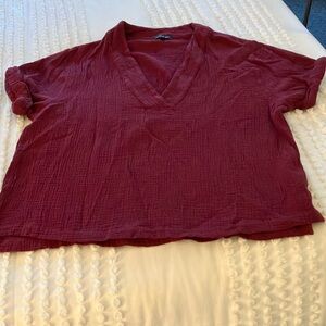 Dear John gauze v neck